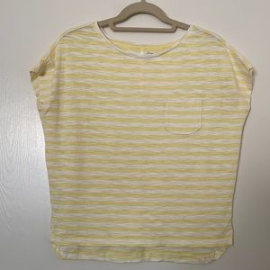 LOFT Soft Washed Striped Shirt